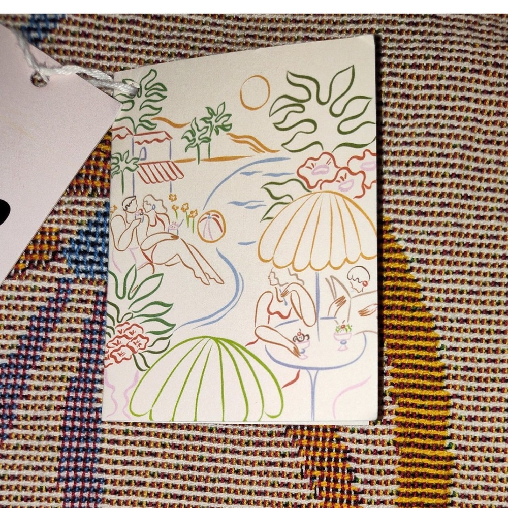 Slowdown Studio Paloma Throw Maggie Stephenson Cotton Woven Blanket 54x70 NEW - Picture 9 of 10